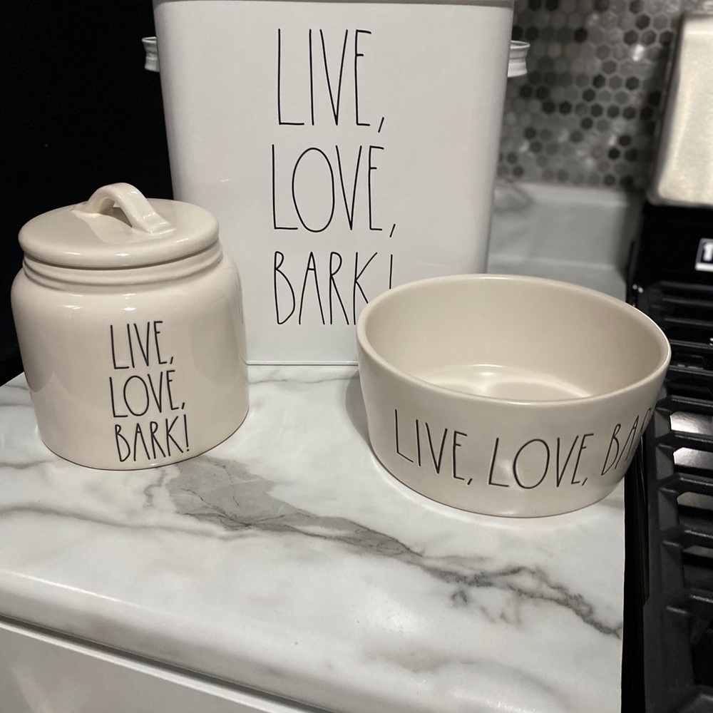 Live, Love, Bark Set by Rae Dunn